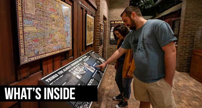 Alcatraz East Crime Museum exhibits