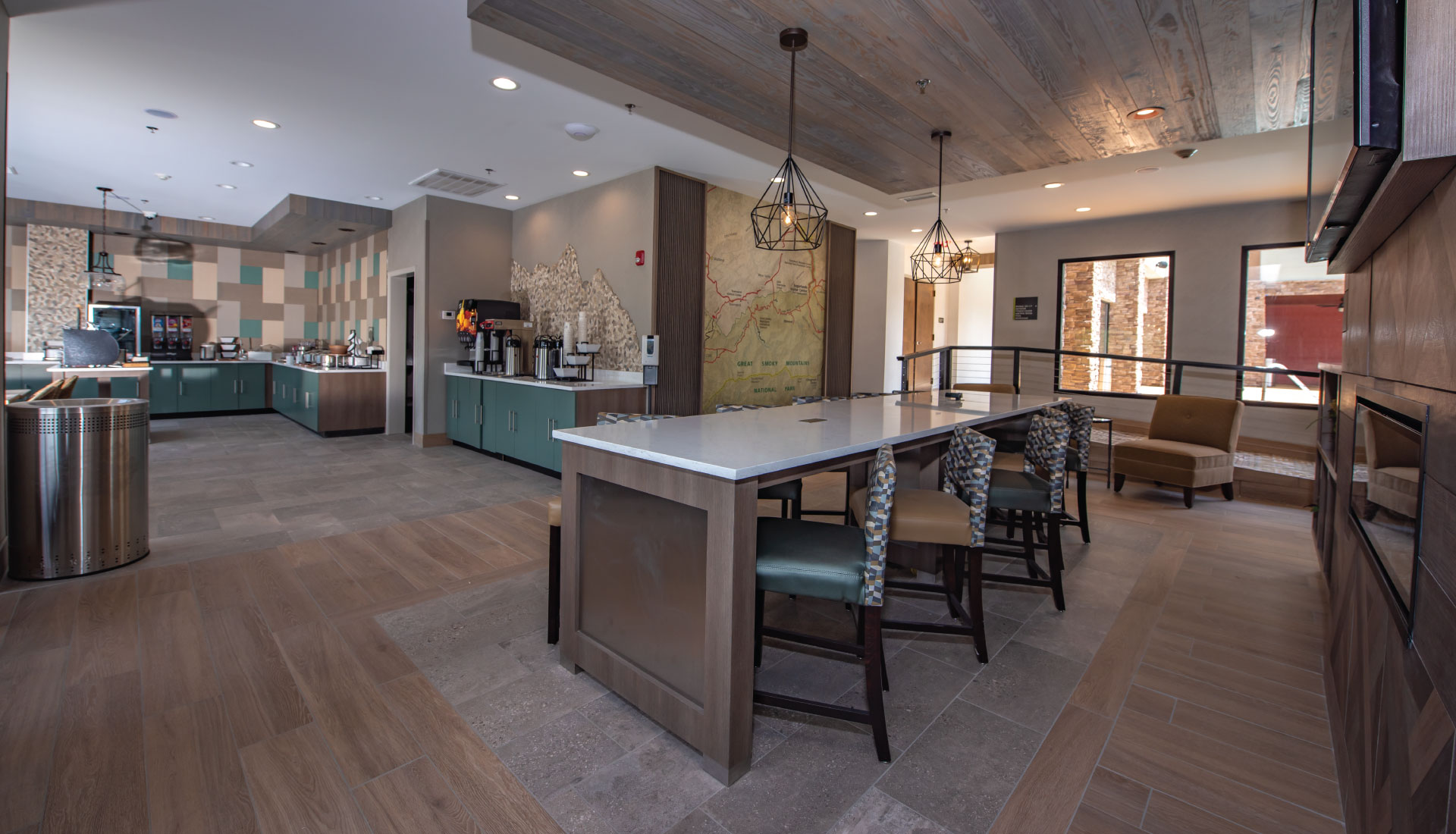 Photo of breakfast area